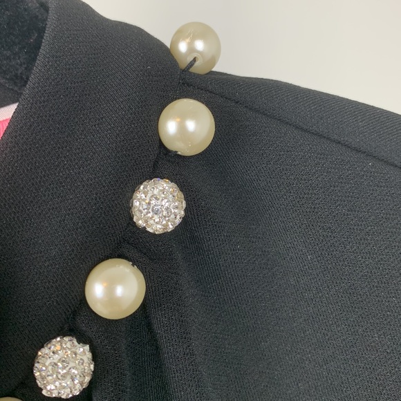 Kate Spade Pearl Pave Black Dress, Sz 4 - Picture 4 of 11